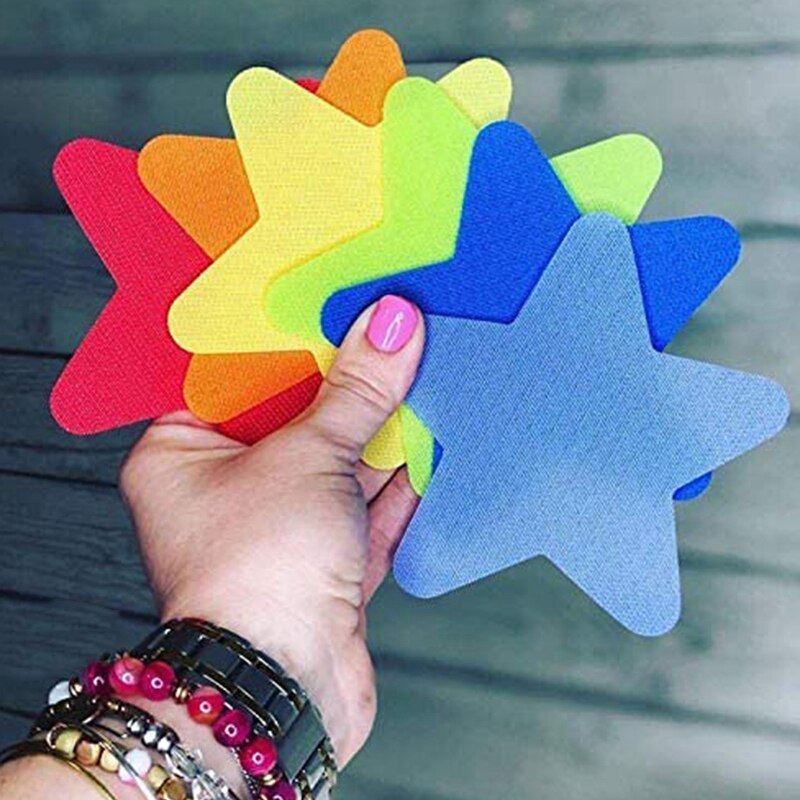 Sitting Spots(30 Stars)- Carpet Markers for Classroom - Additional Teaching Material and Spot Markers Sit Markers