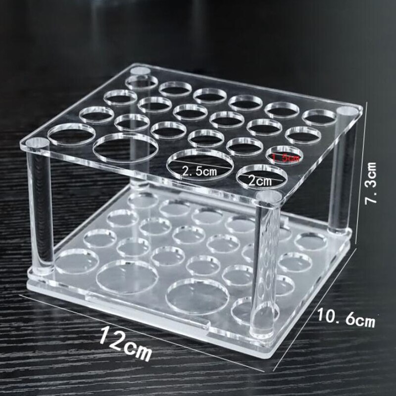 Acryl make-up organizers opbergdoos cosmetische sieraden display box case desktop make-up container dozen organizer: Plank