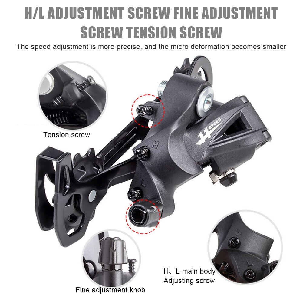Bicycle Transmission Mountain Bike Rear Derailleur 7/8/9/10/11 Speed Fit Shimano Transmission System Mountain Bike Transmission