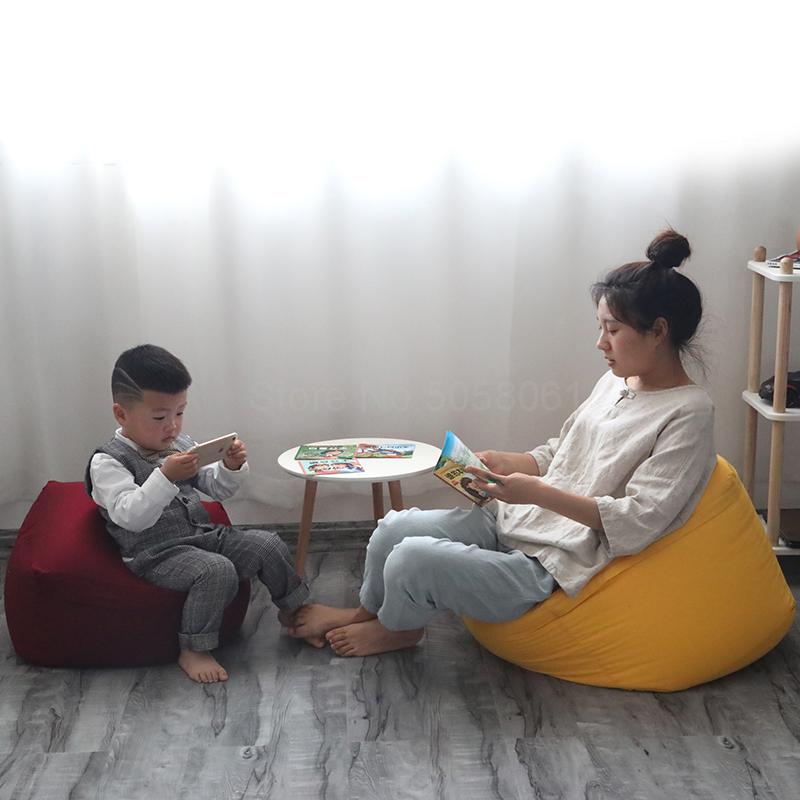 Børnesofa mini baby sækkestol lille tatami børns doven sofa dreng pige sød læsestol