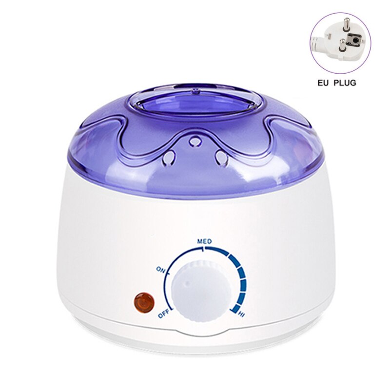 Elektrische ontharingsmachine, verwarmingselement, waxbonen, 10 stuks, houten stickers, sets wax, ontharing, epilator, elektrische wax-smeltverwarmer: Eu plug-in machine