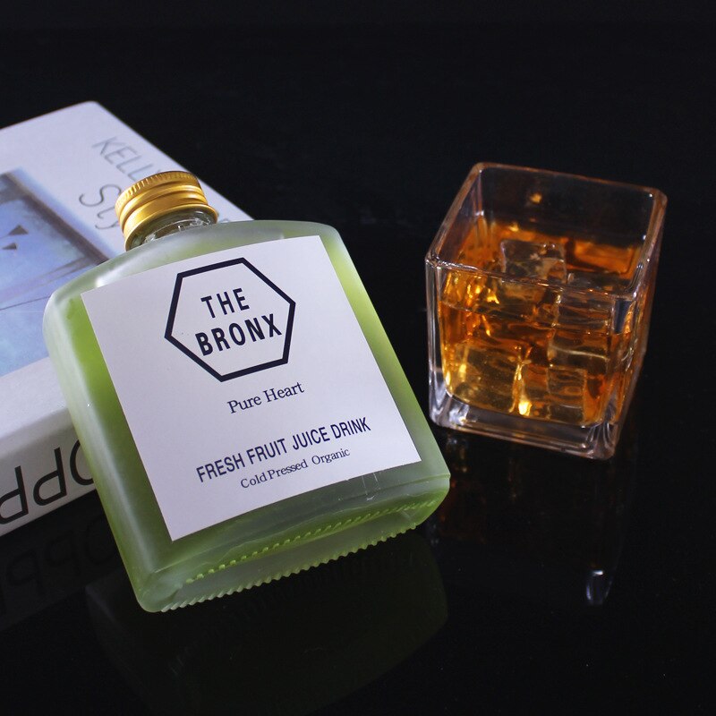 1pcs Glass Small Wine Bottle Storage Jar with Lid Frosted Bottle Clear Glass Wine Bottle Empty Glass Bottle Drink Bottle