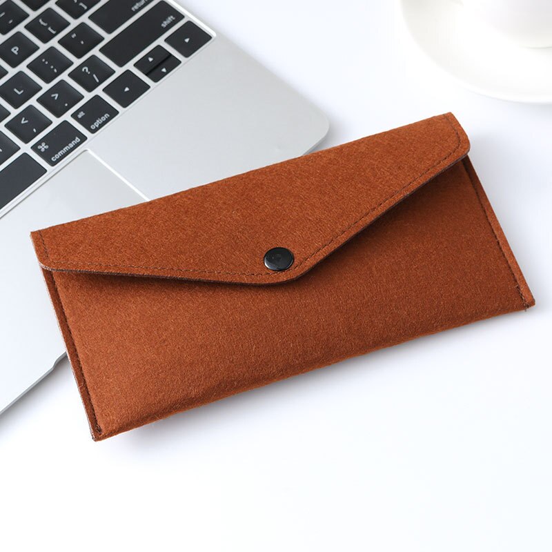 Felt Simple Envelope Wallet Multiple Uses High capacity Bags Big Size for phone and shopping or diy bags