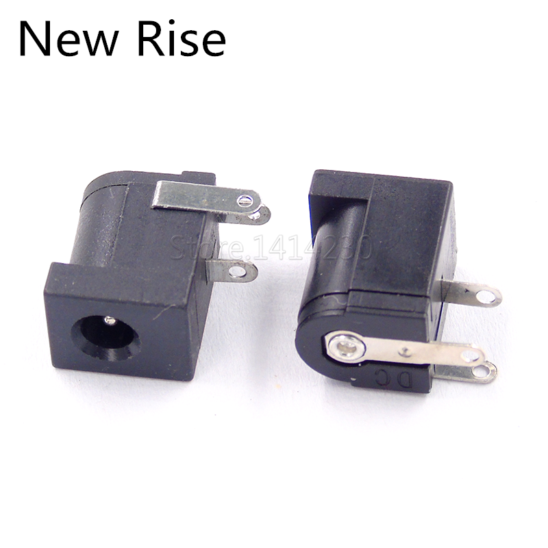 10PCS DC-005 DC Power Jack Socket Connector DC005 5.5x2.5mm 5.5x2.1mm 5.5x1.7mm 4.0 4.8x1.7mm 3.5x1.35mm Plug-in 3Pin