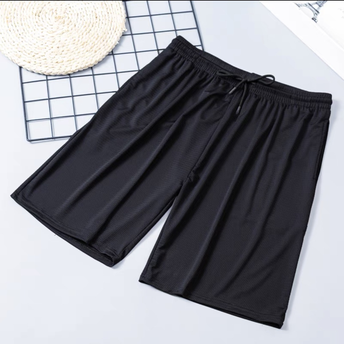 Pantalones cortos de baño de verano para hombre, bañadores, trajes de baño de secado rápido, tabla de Surf en la playa, pantalones de baño con cintura elástica, pantalones cortos de Surf con malla: XXL / Rosa