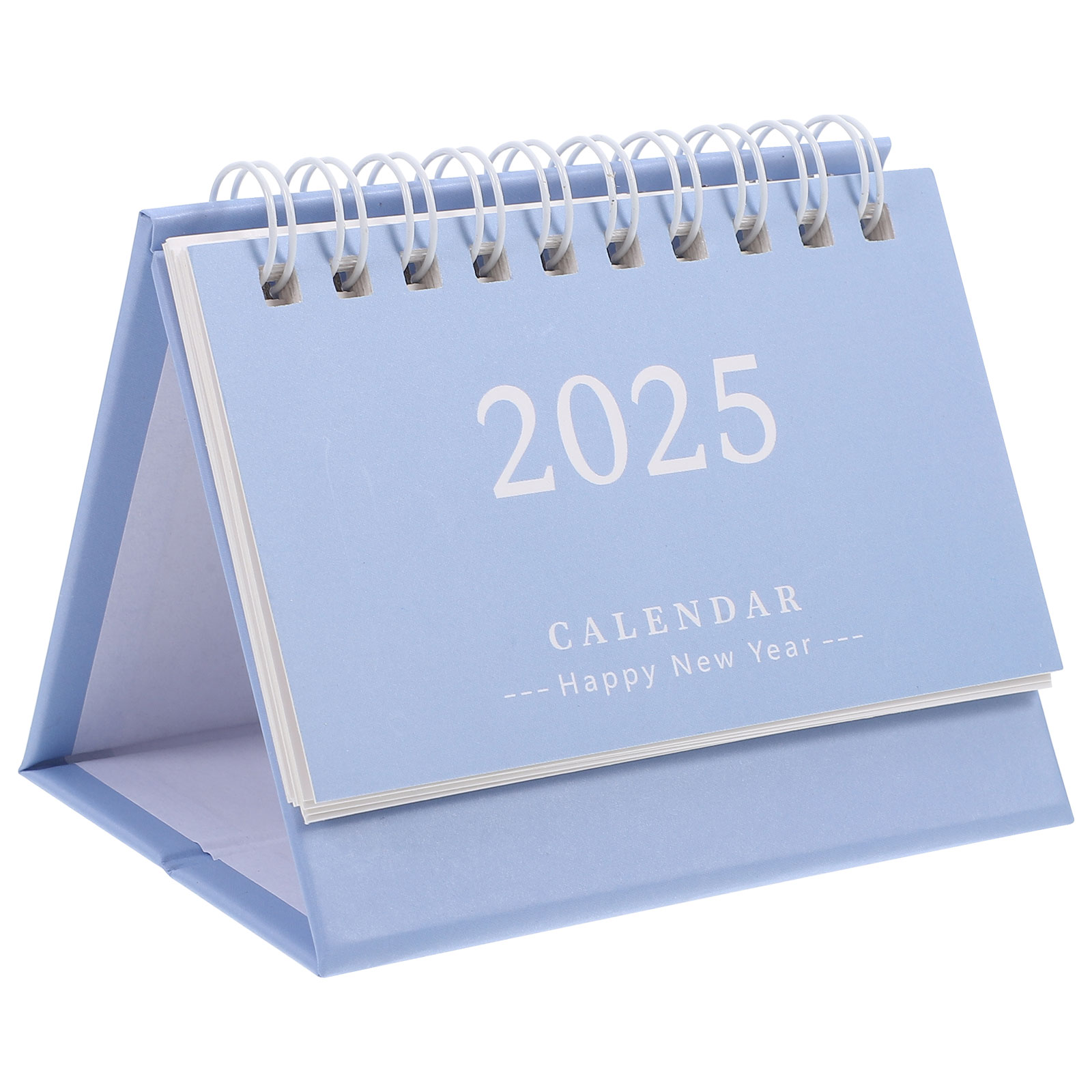 Desktop Calendar Simple Notepad Daily Use Standing Calendar Household Calendar Decorative Monthly Calendar Home Supply: WHITE