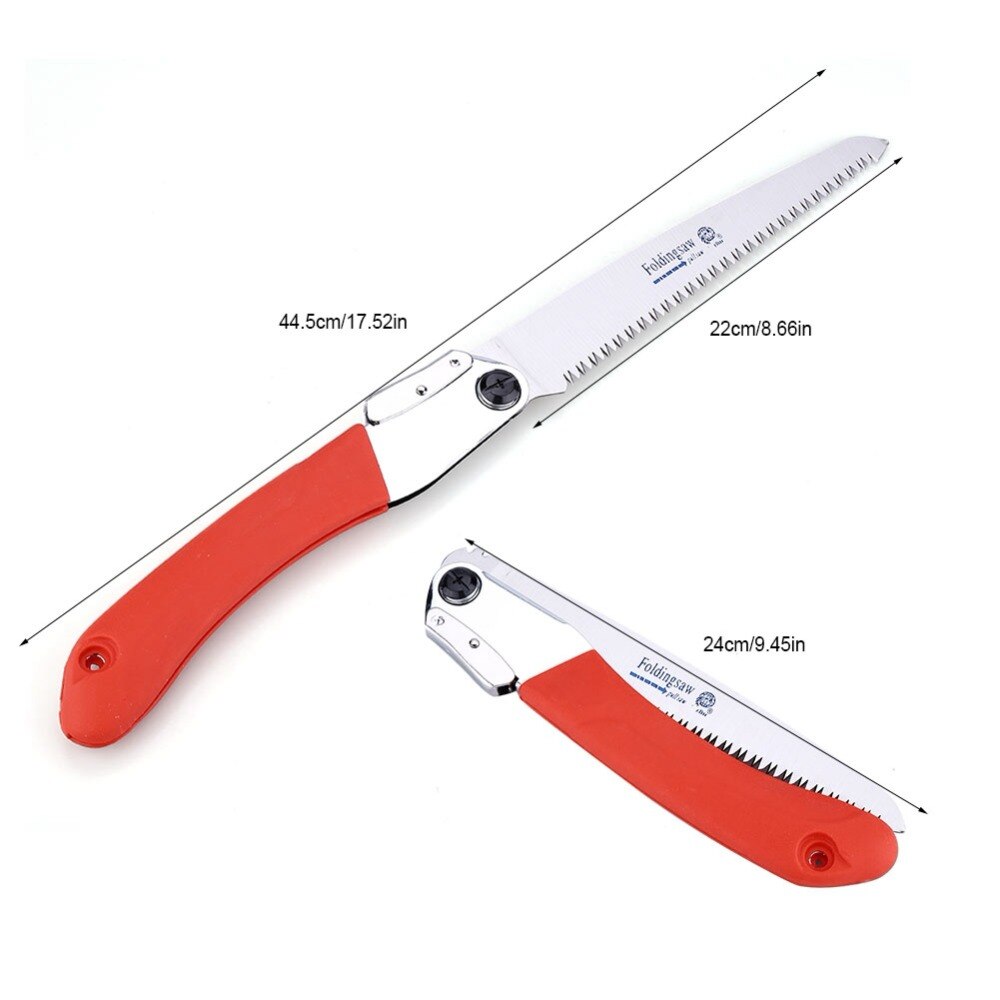 Foldable Garden Pruning Saw Portable Manual Pruning Saw with Anti-slip Handle Outdoor Gardening Tree Trimming Tool