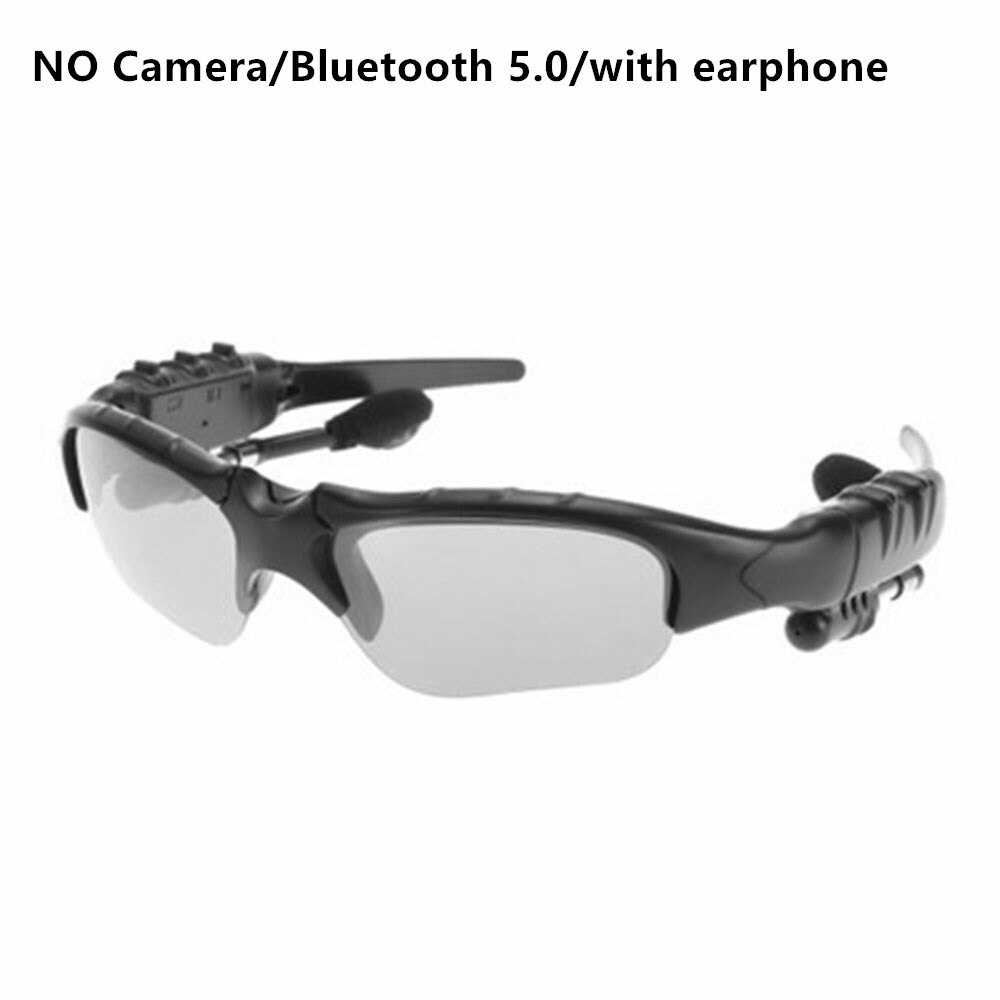 1080P Mini Bluetooth Camera Sun Glasses Eyewear Digital Video Recorder Camera Camcorder Video Sunglasses DVR with earphone: no camera 480P