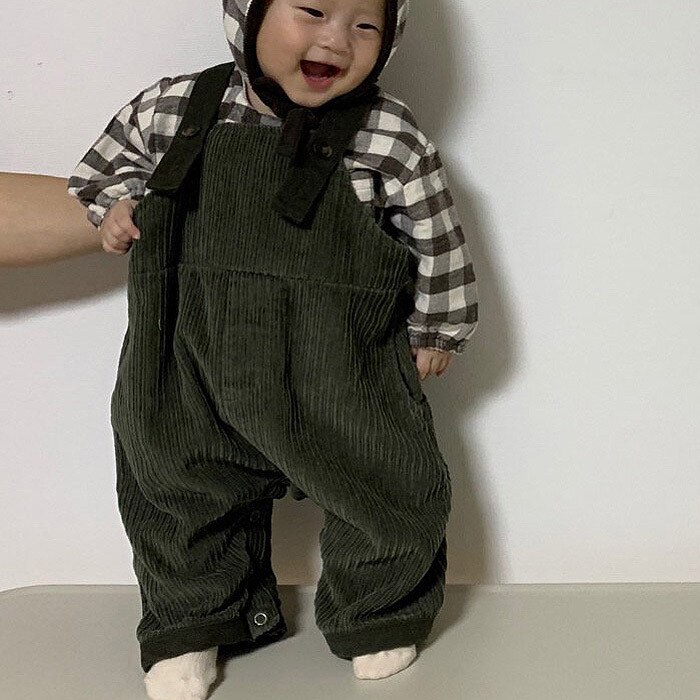 Autumn Winter Baby Overalls Kids Corduroy Overalls Baby Bib Pants Toddler Girl Overalls Baby Boy Jumpsuit