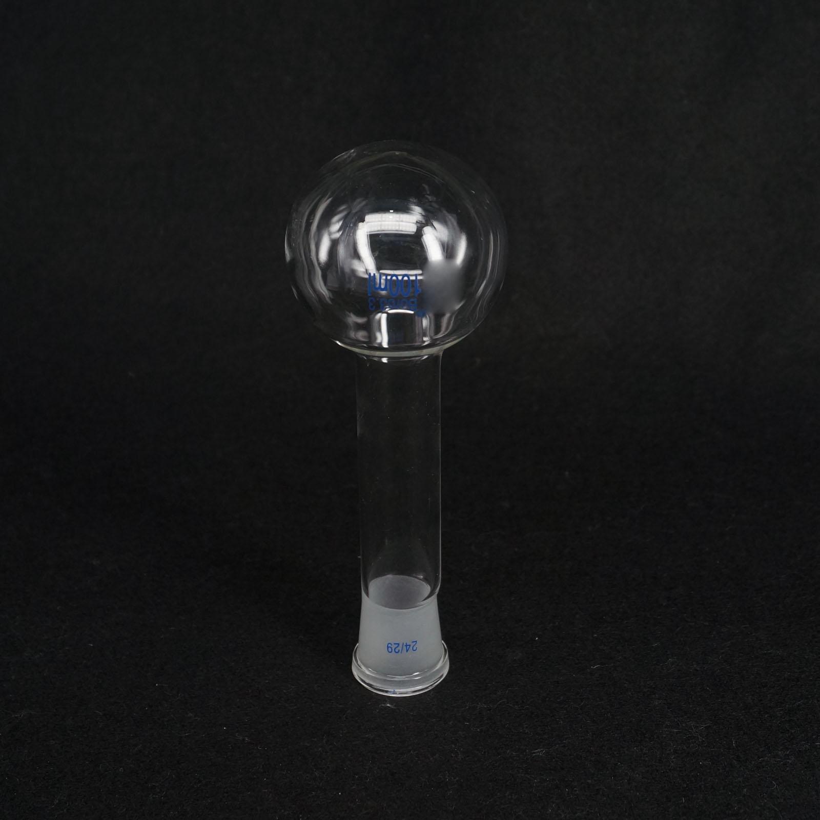 100ml Quickfit 24/29 Joint Lab Glass Flask Single Long Neck Round Bottom Ware