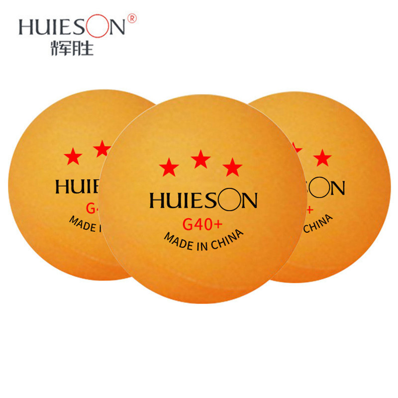 Huieson G40+ Ping-pong Balls 3 Star Polymer Material Table Tennis Balls TTF Standard Table Tennis For Competition