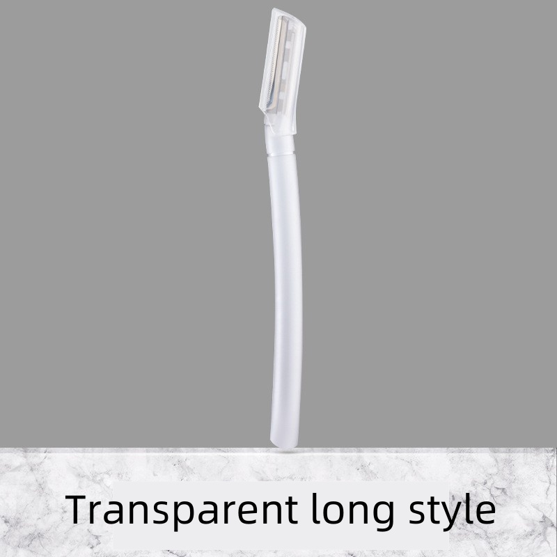 Advanced eyebrow trimmer safety anti-scratch eyebrow trimmer for men and women eyebrow shaver for beginners beauty tools: WHITE