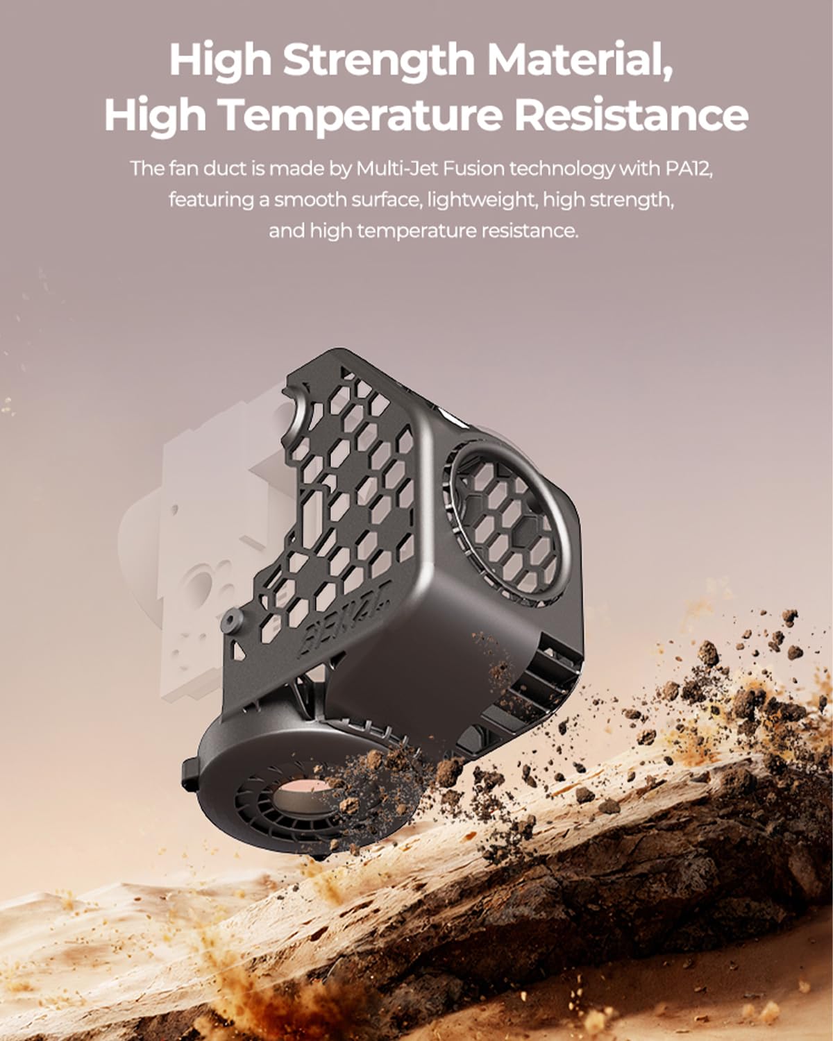 Creality x BEN2C Nautilus Fan Duct,360°Circular Cooling Flow Rapid Cooling for K1 Max/ K1C/K1SE Original 3d Printer Accessories