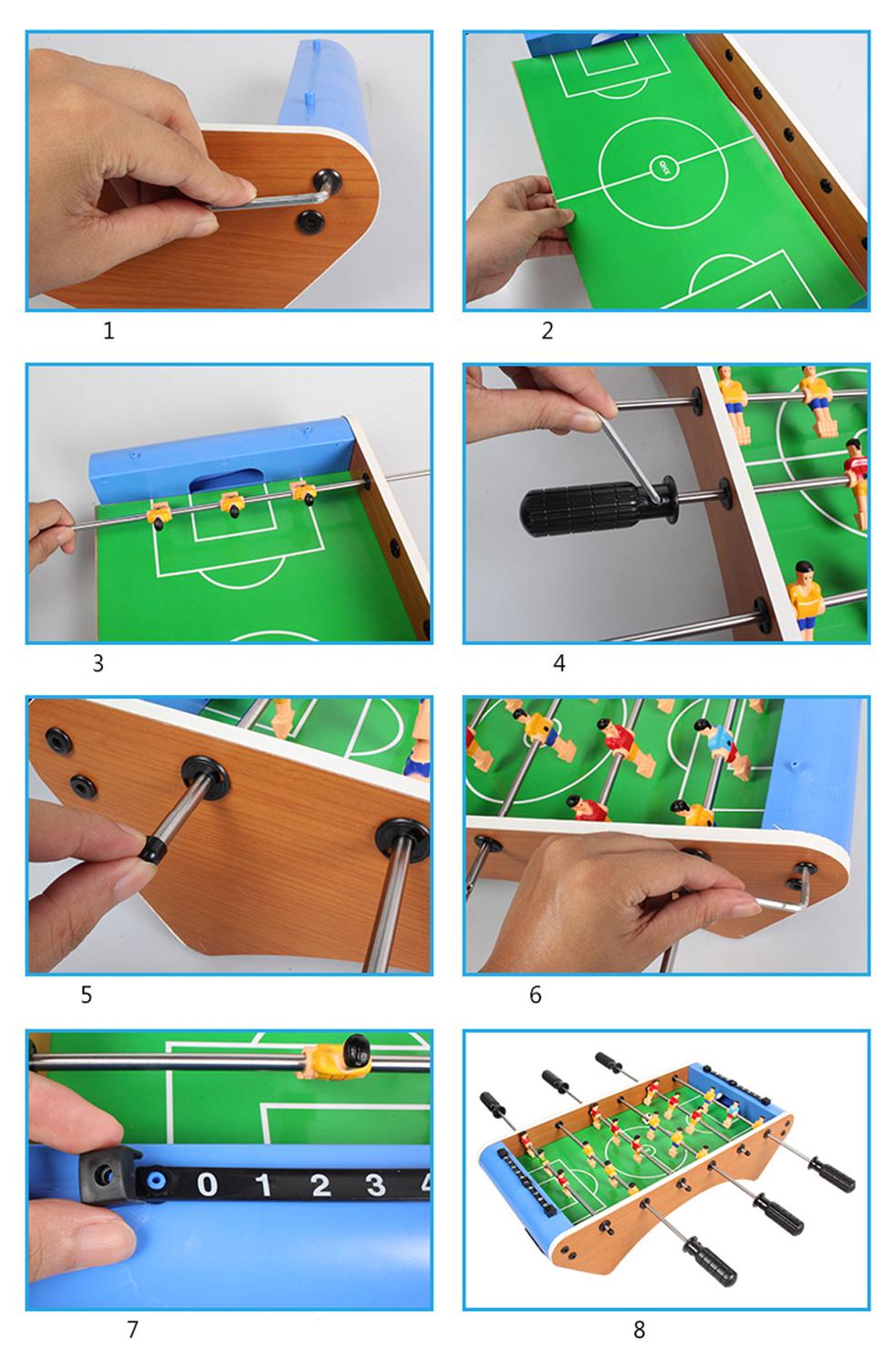 50x59cm Football Tabletop Arcade Game Kids Adults Table Soccer Mini Interactive Toy for Children Have Fun At Home Office