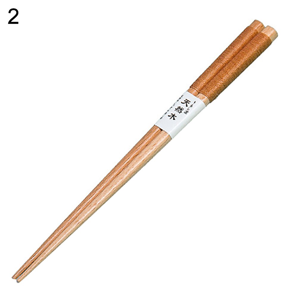 Palillos chinos de madera de 18cm, palillos chinos japoneses de 22cm, palillos con mango largo de 23cm: 2