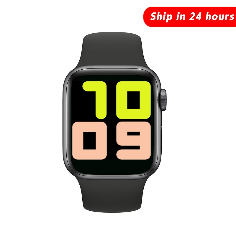 IWO-reloj inteligente IWO 8 serie 5, con llamadas, Bluetooth, control del ritmo cardíaco y de la presión sanguínea, 44mm, para IOS y Android