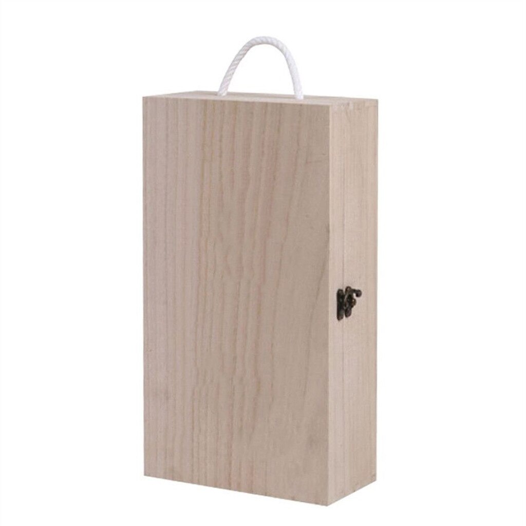 Wooden Wine packing Box Red Wine Box Wooden Whiskey Packaging box Champagne Wooden wine Box Carries Bar Accessories
