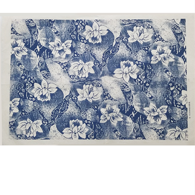 Papel de flores de colores Jingdezhen, cerámica, arcilla, bajo esmalte, porcelana azul y blanca, papel de transferencia de alta temperatura, 1 unidad: 24