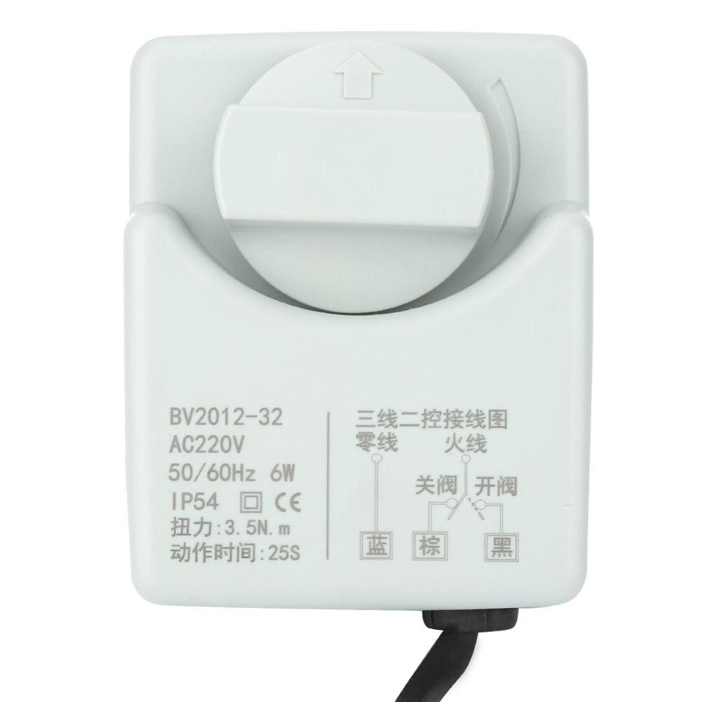 U.S. Solid Gemotoriseerde kogelkraan - G 1 Messing elektrische kogelkraan met handmatige functie, standaard poort, 9-24V AC/DC en 3-draads positieve onderbrekingsopstelling