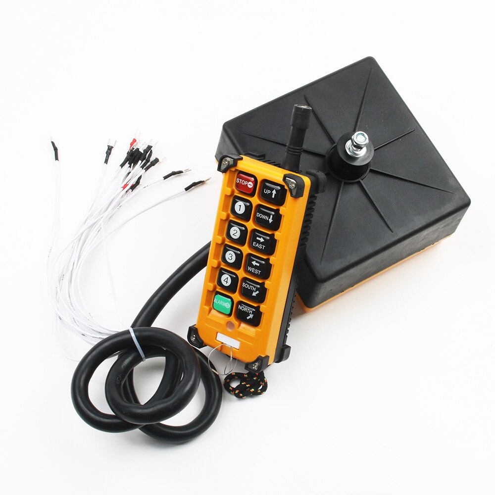 Industrial Wireless Radio remote controller switch 1 receiver+ 1 transmitter speed control Hoist Crane Control Lift Crane
