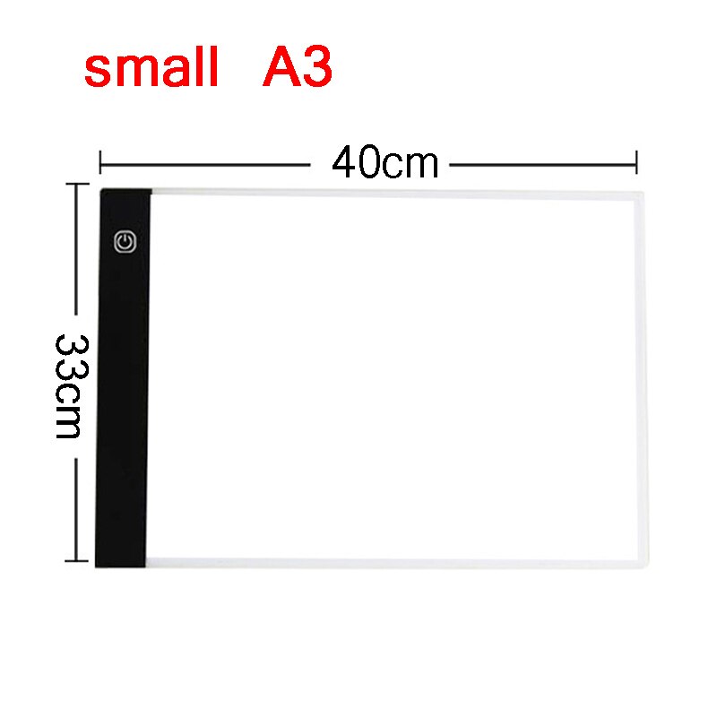 A3/A4/A5 Drie Niveau Dimbare Led Light Pad Tekentafel Pad Tracing Lichtbak Oogbescherming Gemakkelijker voor Diamant Schilderij: BA112