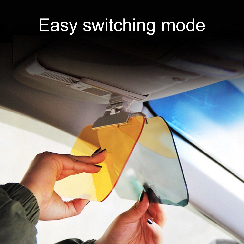 Portable Driver Goggles Automobile Anti-glare Mirror Day and Night Car Sun Visor Universal Adjustable lens Sun Block Inner Decor