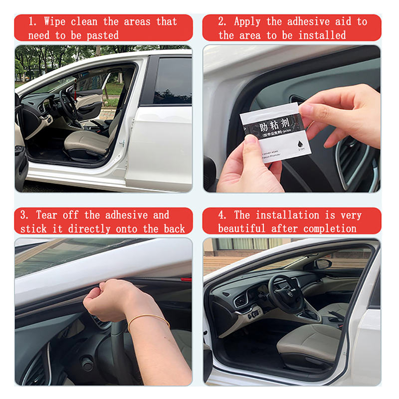 5M Grote/Kleine D Auto Afdichting Strip Auto Deur Frame Geluidsisolatie Rubber Strip Speciale Kleine Auto Vrachtwagen Waterdichte Deur Naad