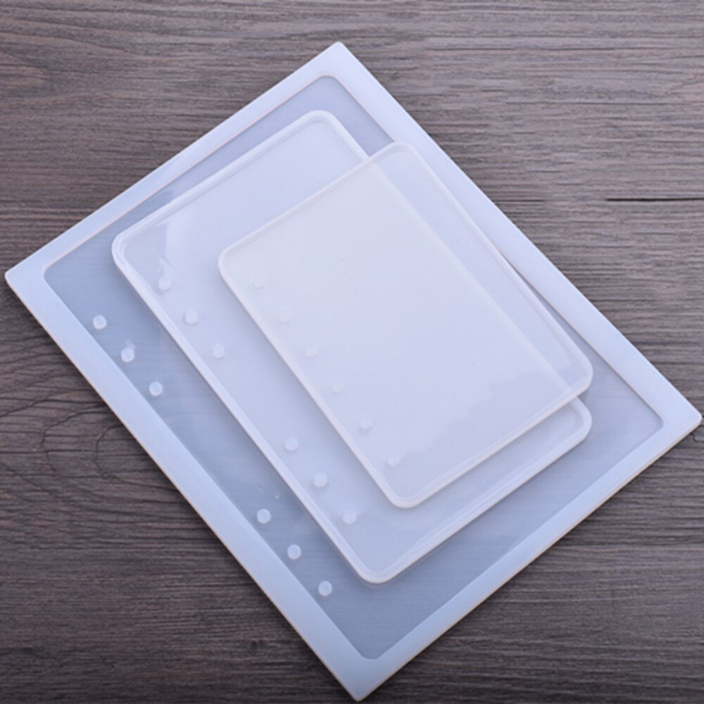 A7/A6/A5 Notebook Shape Silicone Mold Transparent DIY Resin Crystal Epoxy Book Cover Mold Mirror-free Sanding Handicrafts