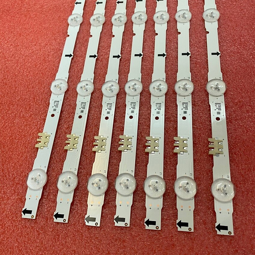LED bar(14) for Samsung UE60J6200AW UE60H6300 UE60J6240AK UE60H6270 UE60J6240 UE60H6250 UE60H6200 BN96-30433A 30434A 30421A