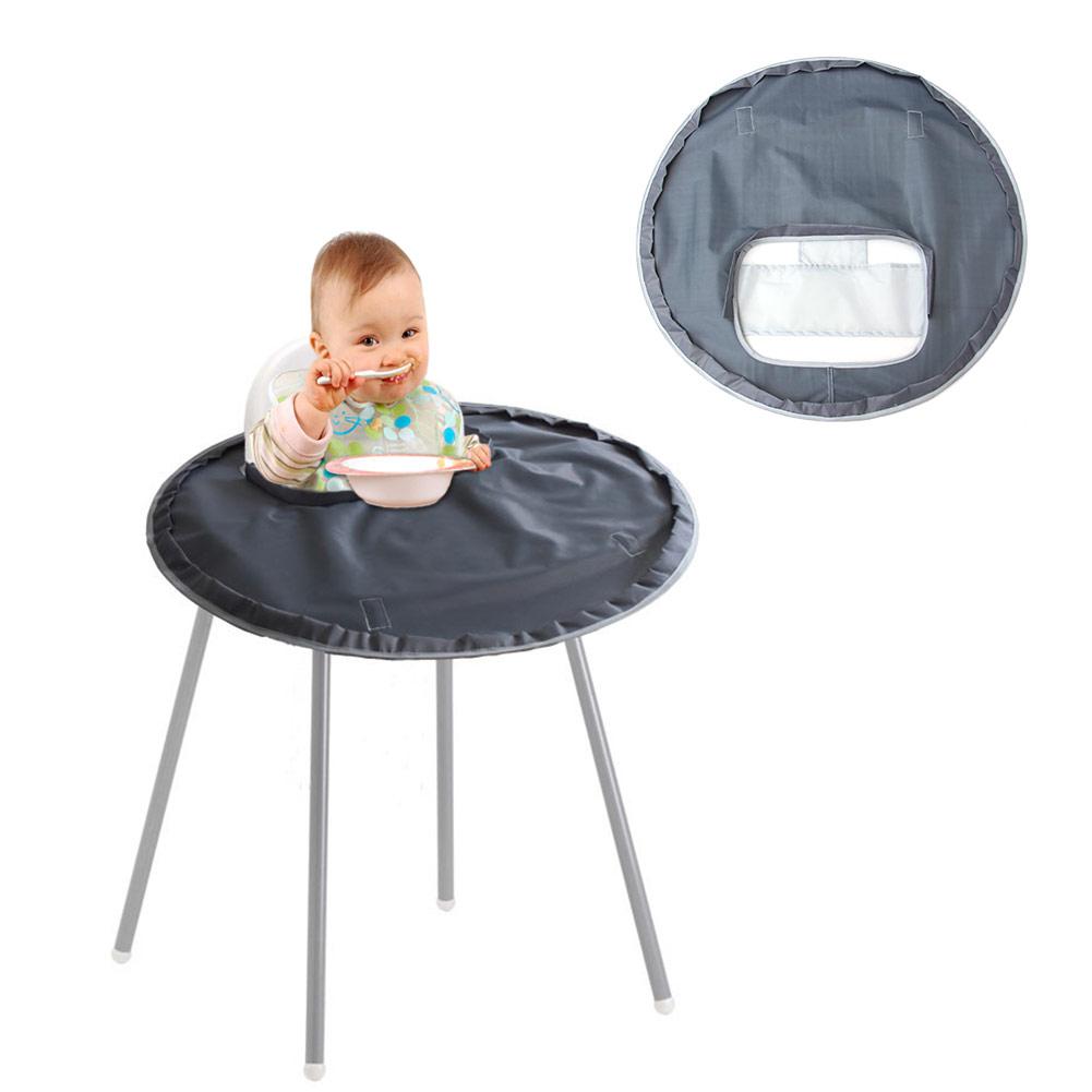 Baby babies dinner mat mat eating chair sit eating protector mat waterproof protect mat Preventing Baby From Throwing Food Bib