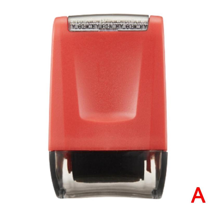 Anti-Counterfeiting Hidden ID Roller Identity Anti-Theft Protection Stamp Privacy Data Garbled Self-Ink Stamp Confidential Smear: A
