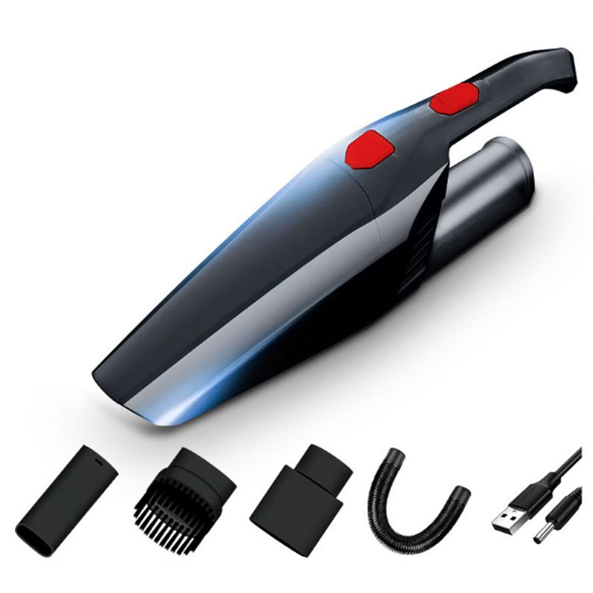 Strong Power 5500/6500pa Car Vacuum Cleaner 120W Cordless Wet and Dry Dual Use Auto Portable Vacuums Cleaner For home Office