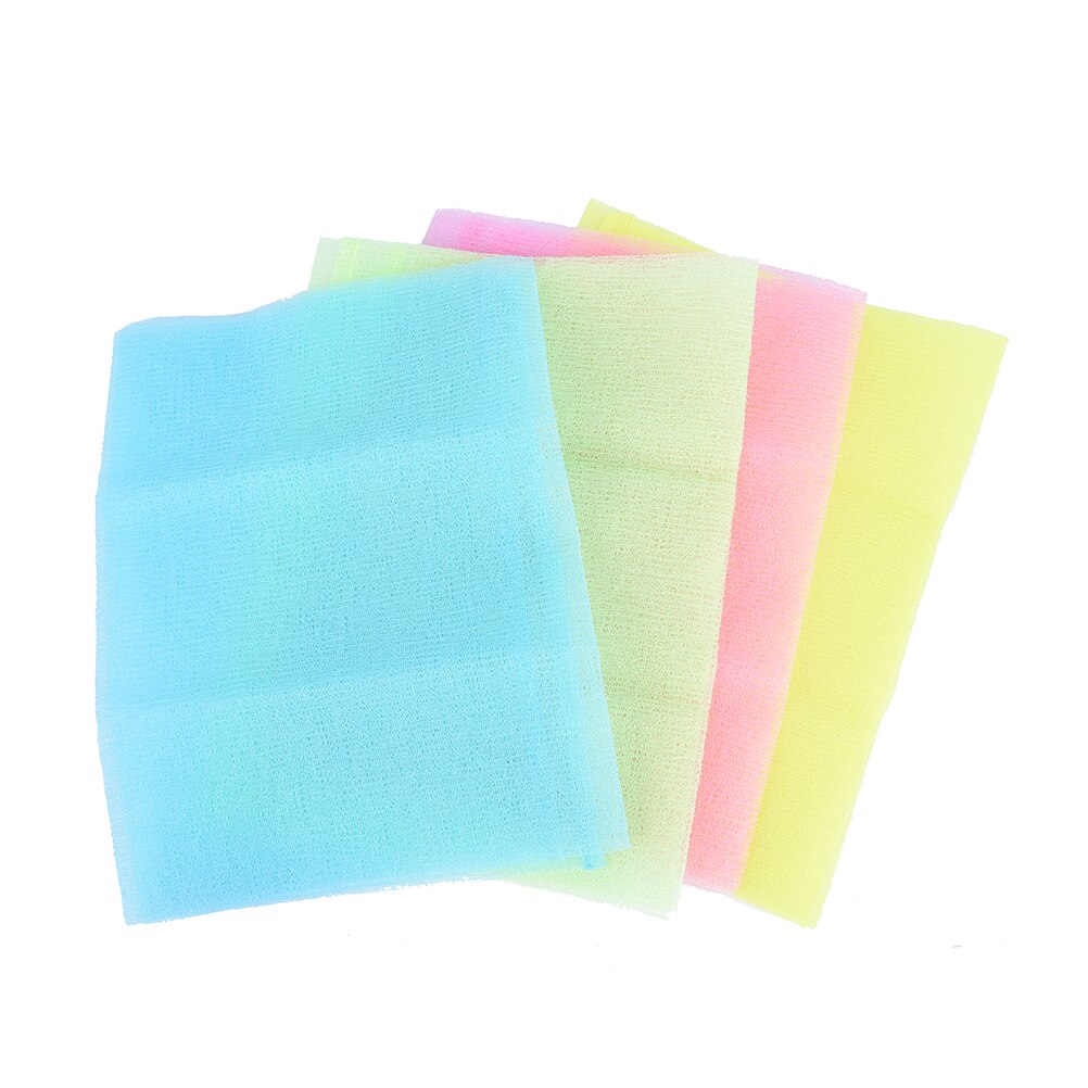 1 Uds Nylon japonés exfoliante belleza piel Toalla baño ducha paño de lavado limpieza corporal lavado esponjas y estropajos