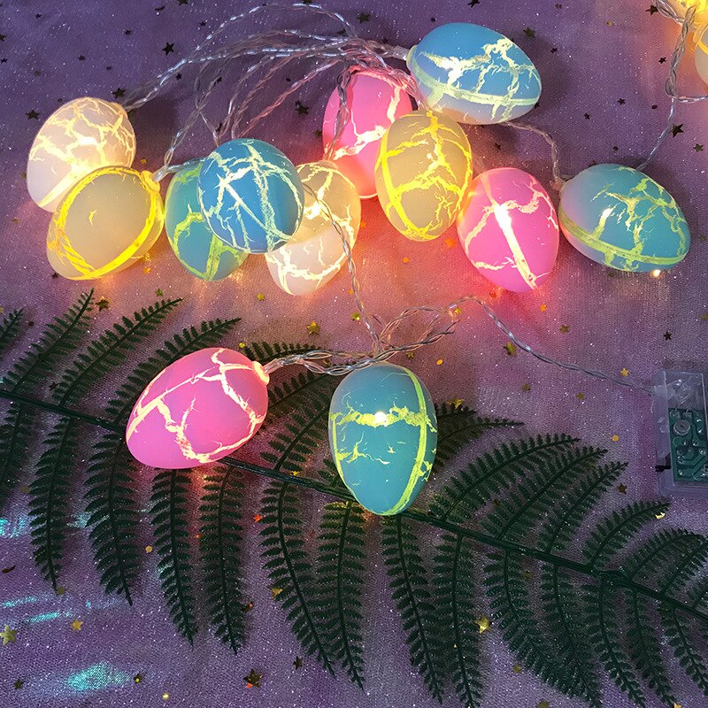 Easter Egg String Lights Led Light For Easter Day Party Decoration Supplies LED lamp light Decoration 1.8/3.3/4.8m Light String