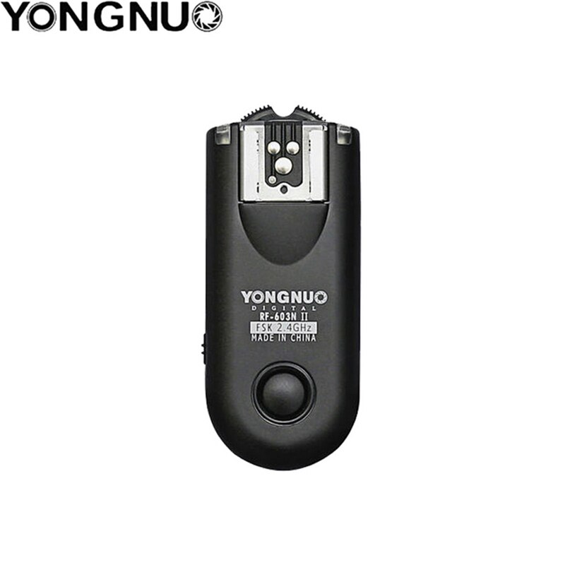 YONGNUO-disparador de Flash de Radio inalámbrico, RF-603RX/N, RF603N II RF 603, 2,4 GHz, para NIKON D90, D5100, D700, D3