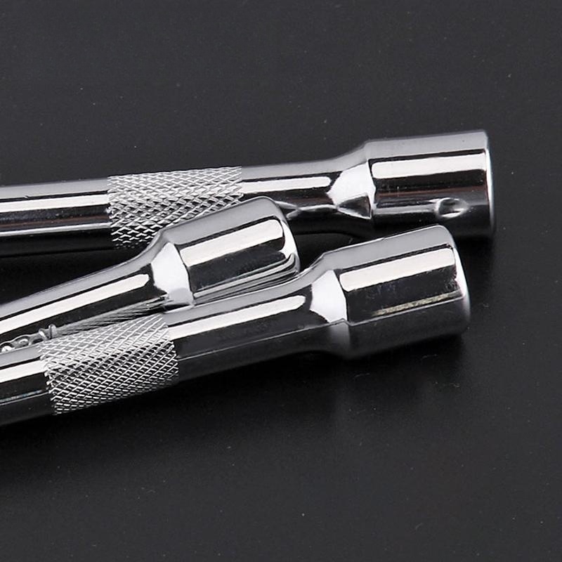 Barra de extensión de llave de trinquete, 1/4 ", 50/100/150/250mm, extensor de enchufe, herramientas manuales de ajuste manual