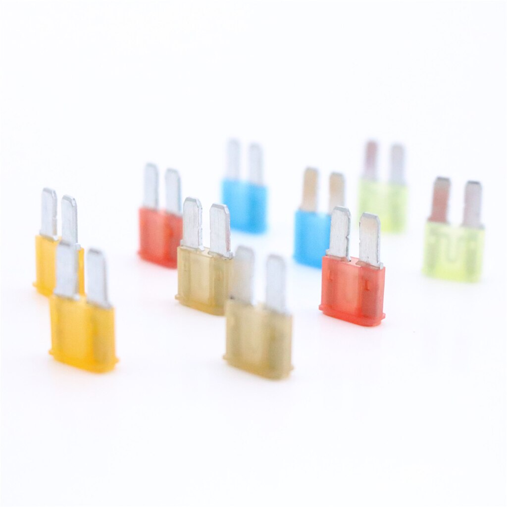 10pcs Automotive Car Truck Micro 2 ATR Fuses Kit Color Coded