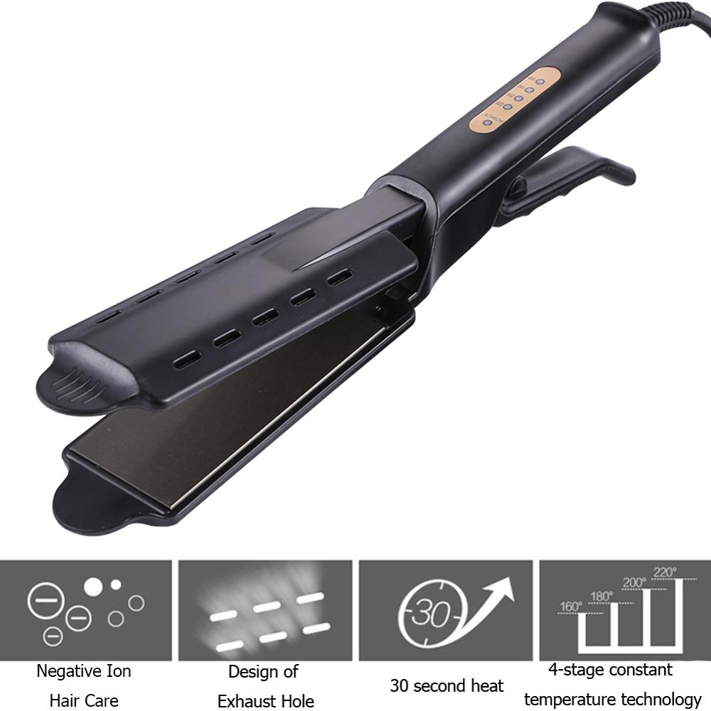 Hair Straightener Four-gear Fast Warm-up Hair Straighting Tool Hair Protection Hair Straighten with Negative Ion