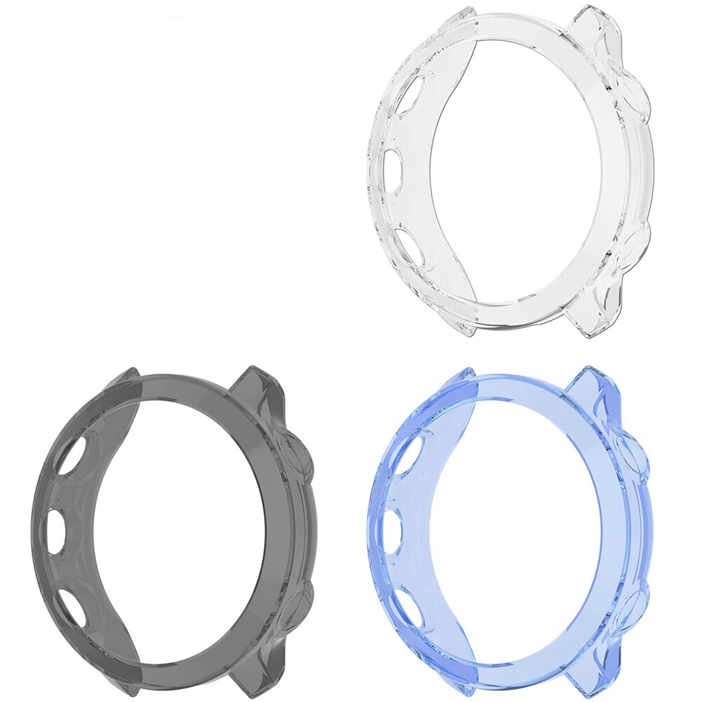 Protective Case For Garmin Forerunner 55 Watch Cover For Garmin Forerunner 158 Protector Case Soft TPU Bumper Smart Watch Shell