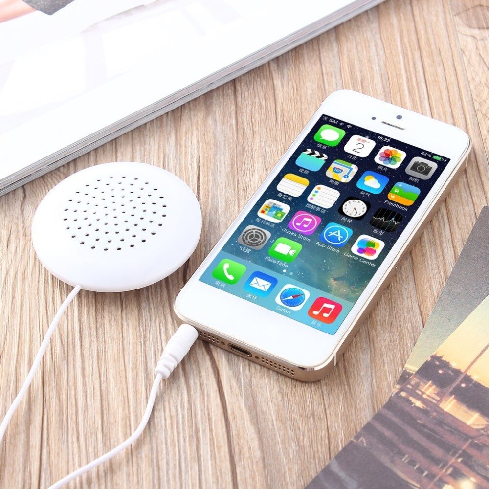 Diy 3.5mm mini-högtalare musik kudde stereohögtalare för  mp3 telefon för iphone för ipod touch cd sovande användning
