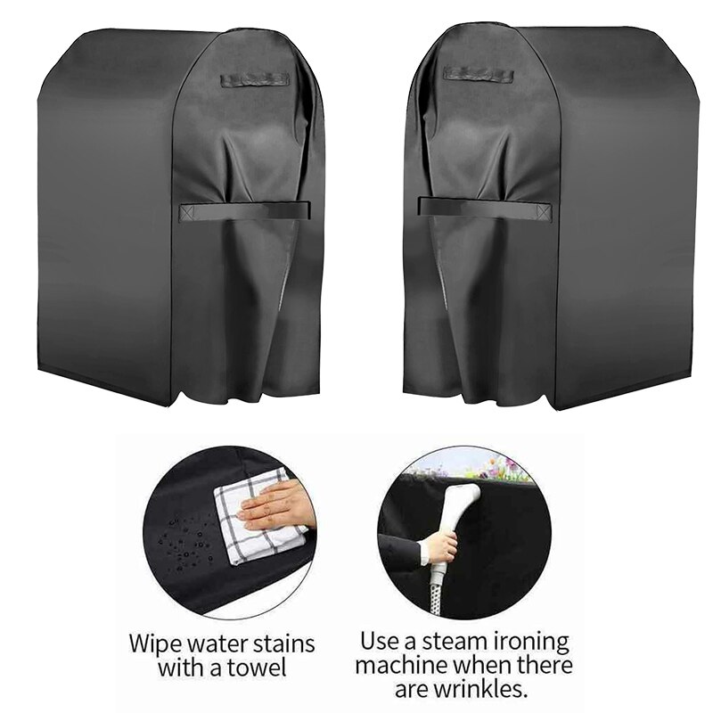 76x66x109CM Heavy Duty BBQ Gas Protector Covers Waterproof Dustproof Garden Grill Outdoor BBQ Grill Cover Storage Bag For Weber