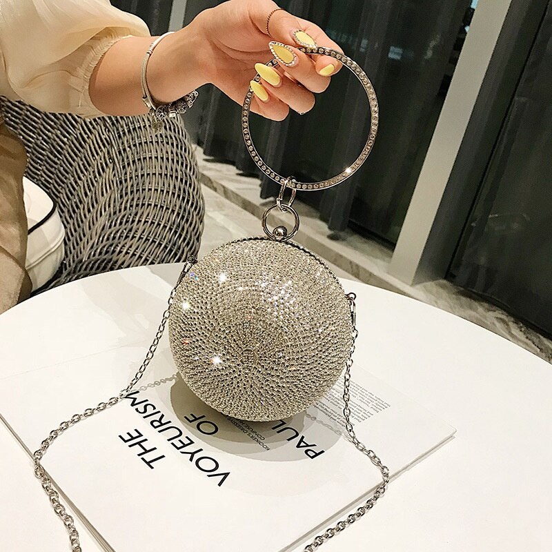 Diamant Frauen Party Kristall Kupplungen Abend Taschen Hochzeit Tasche Braut Schulter Handtasche Wristlets Clutch Geldbörse