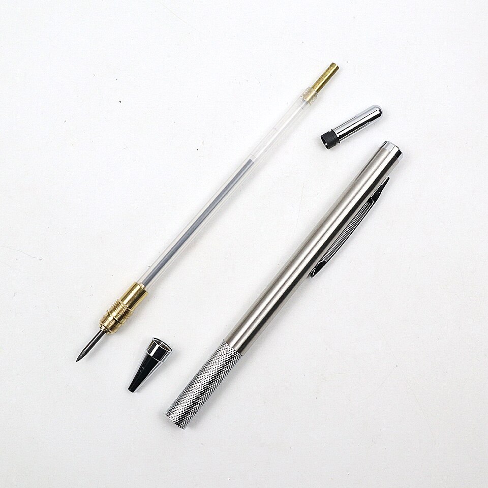Metal Mechanical Pencil 2.0 Sketch Drawing Automatic Pencil Send 2 Pencil lead 2B For School Office Stationery