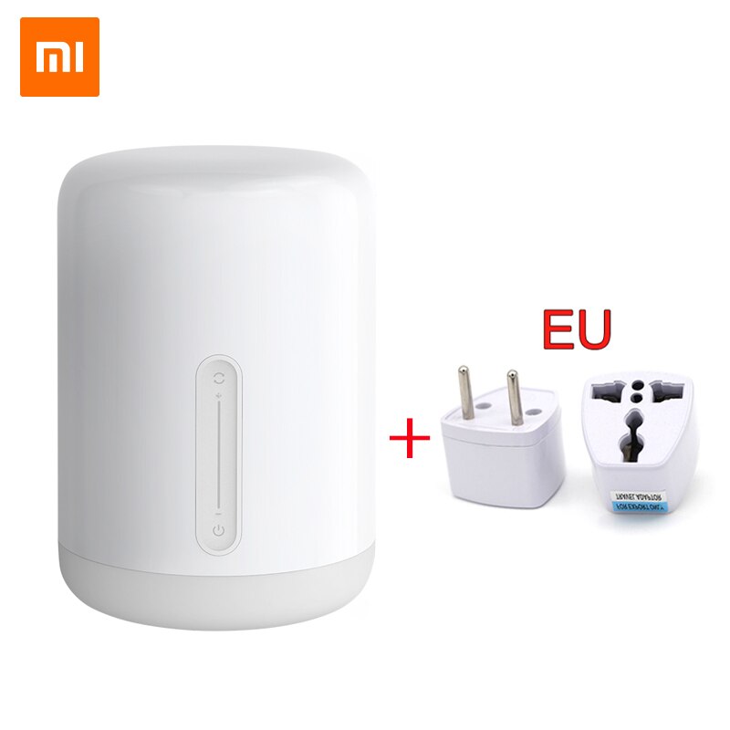 Xiaomi Norma Mijia Lampada Da Comodino 2 Luce WiFi/Bluetooth ah CONDOTTO LA Luce Intelligente Luce di Notte dell'interno Funziona con Mela HomeKit: lamp2 add EU adpater