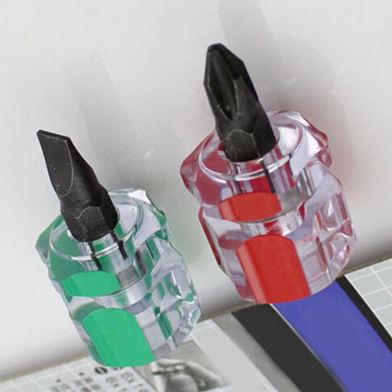 Mini Screwdriver Home Short Metal Slotted Screwdriver Ultrashort Screw Driver Screwdrivers Repairing Hand Tool