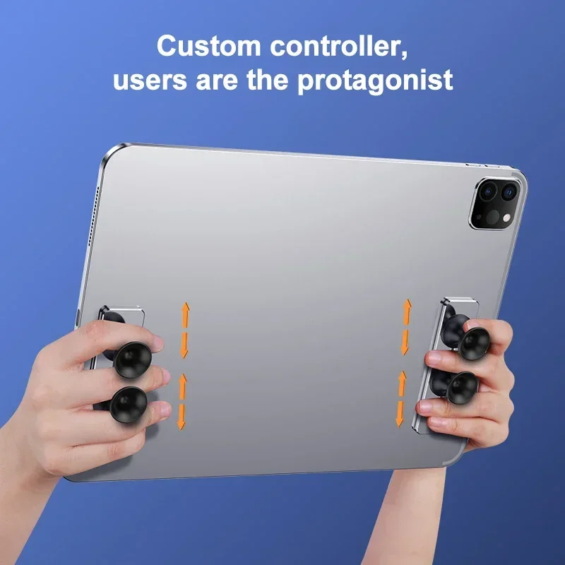 Poignée de manette de jeu en silicone pour tablette multi-doigts, JoysUniverse pour PUBG, règles de survie, contrôleur L1 R1 pour ISub Universal, B02, 2 pièces