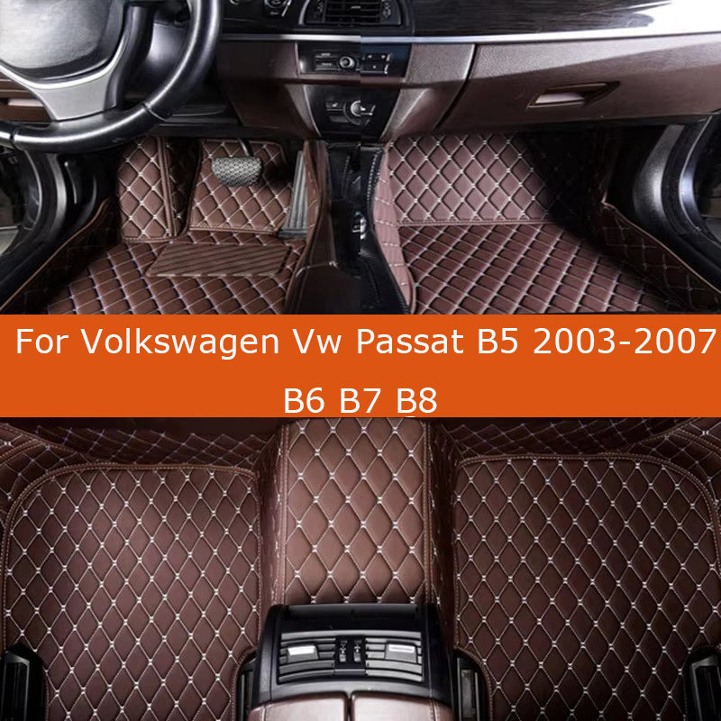 Alfombrillas de coche personalizadas para Volkswagen VW Passat B5 2003-2007 B6 B7 B8 Passat C42 -2023 -2023 accesorios interiores