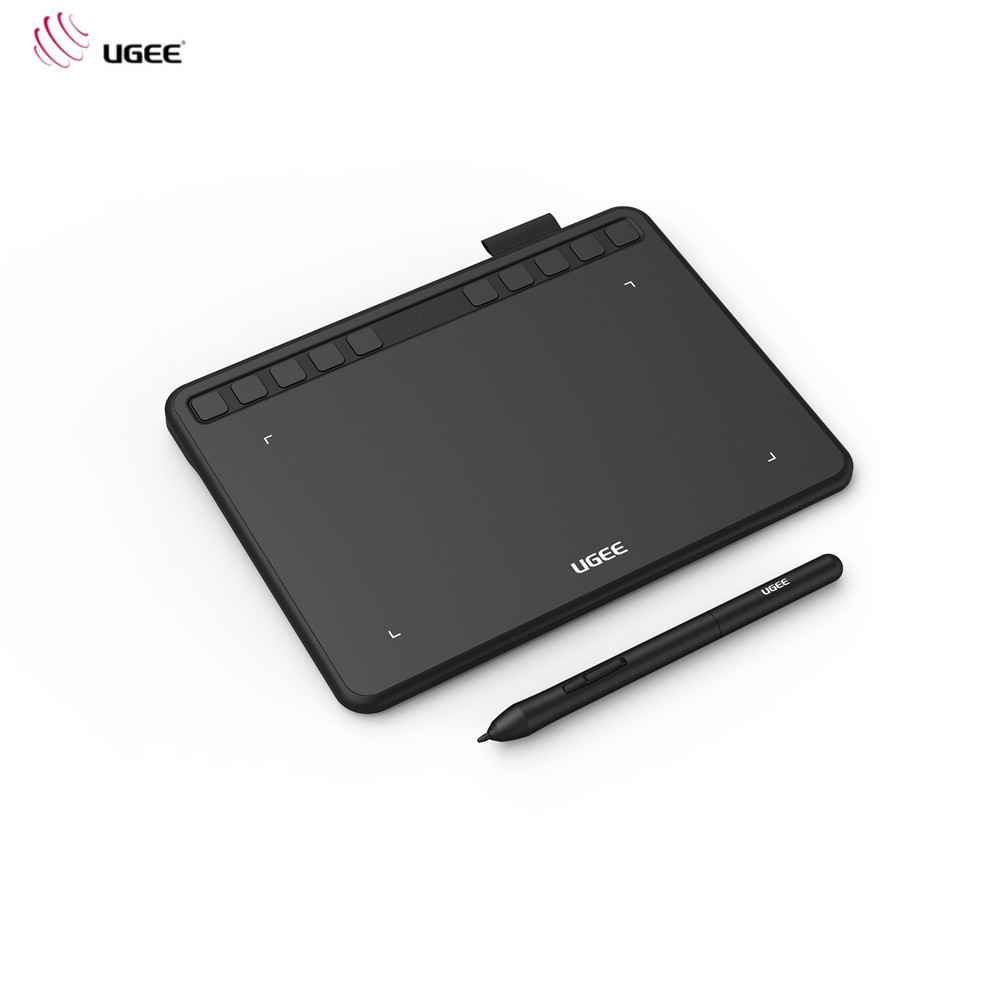Ugee Tabletten S640 Digitale Tekening Tablet 6 Inch Grafische Tablet Batterij-Gratis Stylus Voor Kunstenaar Onderwijs Elearning Game Osu!