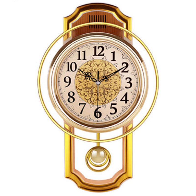 Vintage vægur mute pendul ur shabby chic reloj pared grande ure væg hjem indretning: Stil 5