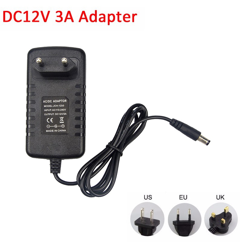 DC12V 10A 120 W 6A 72 W 3A 36 W LED Netzteil Adapter Beleuchtung LED Power Licht Transformator LED streifen EU US UK AU Stecker CCTV